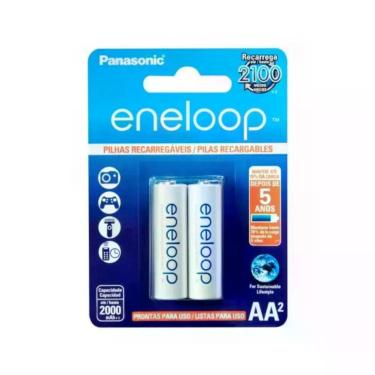 Imagem de Pilha Recarregável 1,2v Aa 2000mah Eneloop Panasoni C/2 - Panasonic