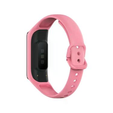 Imagem de Pulseira Silicone Para Galaxy Fit 2 R220 Cor Rosa Escuro - 123smart