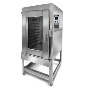 Imagem de Forno Turbo Gás Industrial Metvisa 10 Esteiras Interno e Externo em In