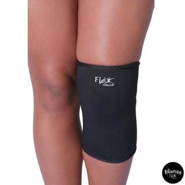 Imagem de Joelheira Neoprene Lisa Para Dores No Joelho Corrida Musculação Envio 