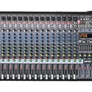 Imagem de MESA DE SOM LINHA SM COM 16 CANAIS COMBO MIC/LINE BALANCEADAS (15 MONO + 1 ESTÉREO)