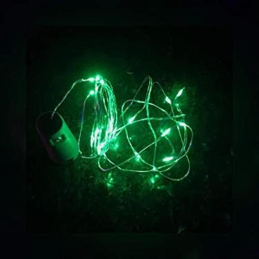Imagem de Fio de Led Luz de Fada com Rolha (CLIQUE e Escolha sua cor) (Verde)