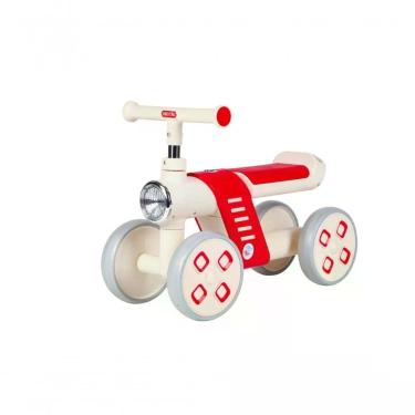Imagem de Brinquedo Mini Bike Infantil de Equilíbrio 4 Rodas Farol Que Acende Vermelho 50CM