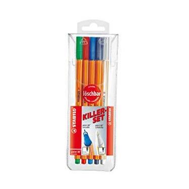 Imagem de STABILO Point 88 Caneta Hidrográfica - Killer-set - 45.7400 - Estojo c/5 cores sortidas