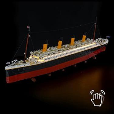 Imagem de GEAMENT LED Light Kit Compatible with LEGO Titanic - Lighting Set for Creator 10294 Building Model (Model Set Not Included)