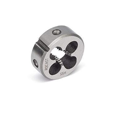 Imagem de Cossinete Manual Aço Rápido (HSS) Rosca Unificada Fina UNF 3/8"-24 FPP Ref. 223 B Rocast 13,0055