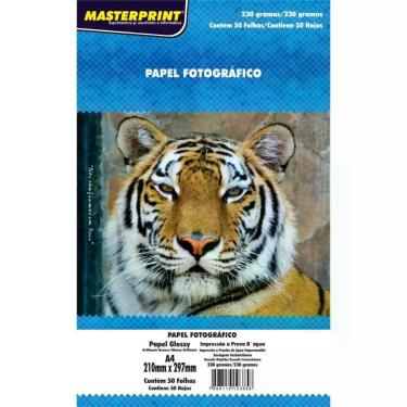 Imagem de Papel Fotografico INKJET A4 230G - Masterprint