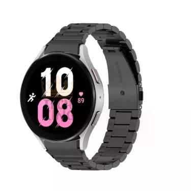 Imagem de Pulseira gomada em aço inoxidável Galaxy Watch 5 40mm 44mm - TECH KING