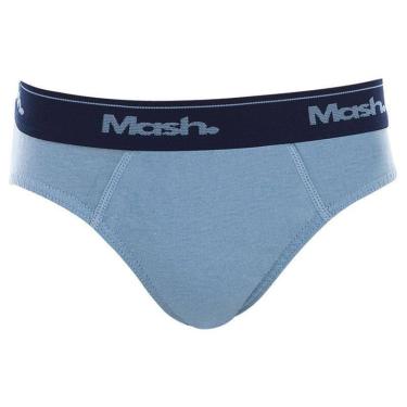 Imagem de Cueca Slip Infantil Algodão Mash - 193.01, Azul claro, P