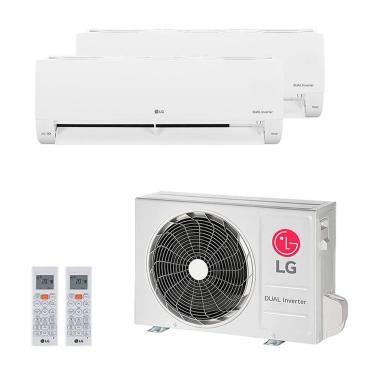 Imagem de Ar Condicionado Bi Split Inverter LG 16.000 Btus (Hi Wall 9.000 + Hi W