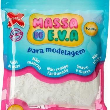 Imagem de Massa de eva Make+ branco 50g