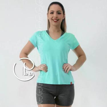 Imagem de Camiseta Poliamida Dry Fit Seca Fácil P M G GG PINA , G, Azul
