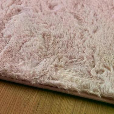 Imagem de Tapete Albany Pratik Pele Antiderrapante 50cm X 100cm Rosa Niazitex