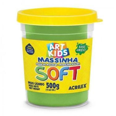 Imagem de Massa de modelar Soft 500g - Verde 101 - Acrilex