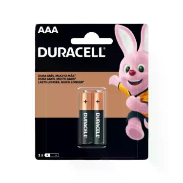 Imagem de 2 Pilhas Alcalinas Aaa Palito Duracell F108
