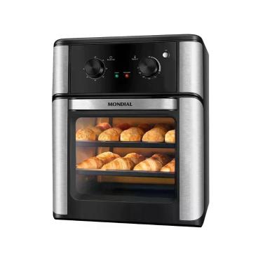 Imagem de Fritadeira Air Fryer Forno Oven 12L Mondial Preto 2000W AFON12LAB 220V