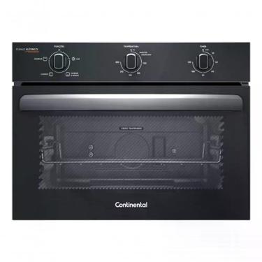 Imagem de Forno de Embutir Elétrico Continental OC4EM 50L com Tecnologia Toplimpafácil Vidro Interno Removível Preto 110V