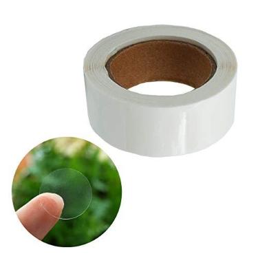 Imagem de Adesivos adesivos ultratransparentes de 500 3/4 polegadas redondos pontos circulares envelopes selos para embalagem de correspondência