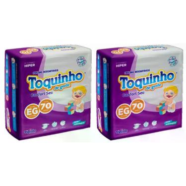 Imagem de Kit Fralda Toquinho Confort Sec Hiper (Dia & Noite) Tam EG - ATACADO B
