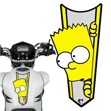Imagem de Adesivo Faixa Gravata Sem Resina Bart Simpson Amarelo Cor Amarelo