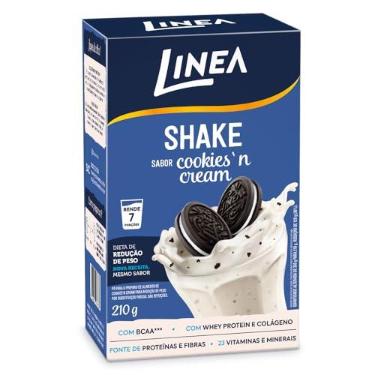 Imagem de Linea Shake em Pó Sabor Cookies'n Cream 210g