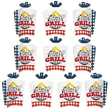 Imagem de Big Dot of Happiness Fire Up the Grill - Table Decorations - Summer BBQ Picnic Party Fold and Flare Centerpieces - 10 Count