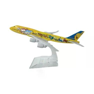 Imagem de Modelo De Aeronave ANA Boeing 787 Em Metal Fundido Escala 1/400, Minia