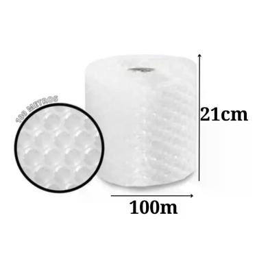 Imagem de Plástico Bolha - Bobina 43 cm X 100 Mts E-commerce 25 Micras Bolha - o