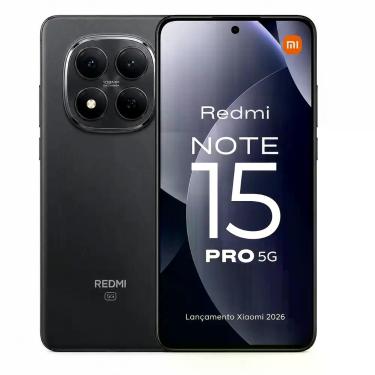 Imagem de Smartphone Note 15 PRO 5G Versão Global 256GB 8GB RAM Xiaomi Preto, 25