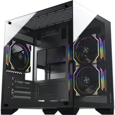 Imagem de Gabinete Gamer Fortrek Clarity, Mid Tower, Vidro Temperado, Matx, Preto, Sem Fonte, Sem Fans - 83456