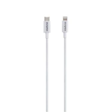 Imagem de Cabo USB-C para Lightning Intelbras com 1,2m EUCL 12PB Branco