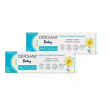 Imagem de Kit com 2 Dersani Baby Proteção Creme 85 g