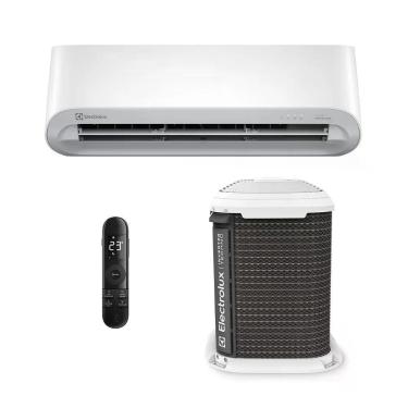 Imagem de Ar Condicionado Split Hi Wall Inverter Electrolux Color Adapt Wi-Fi R-32 18.000 BTUS Quente e Frio 220V