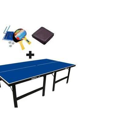 Imagem de MESA DE PING PONG OFICIAL MDP 15mm KLOPF 1001 + KIT completo ping pong