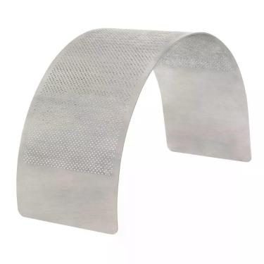 Imagem de Peneira para Triturador com Furos de 0,8 mm para TR40 TRE40 e TRE40MA Ideal para Produção de Fubá em Aço Carbono