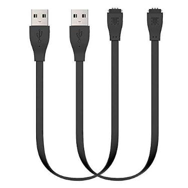 Imagem de Carregador Kissmart com 2 unidades para Fitbit Charge, cabo de carregamento de reposição (30 cm)