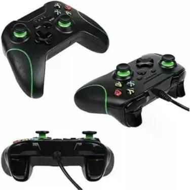 Imagem de 2 Controles Compatível XBOX-ONE Manete c/ Fio ALTA PRECISÃO - PS TECH