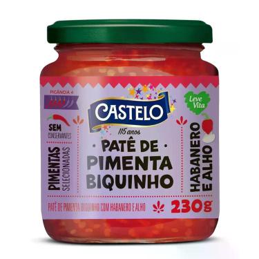 Imagem de Patê de Pimenta Biquinho com Habanero e Alho Castelo 230g