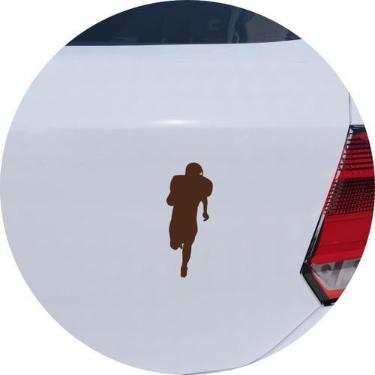 Imagem de Adesivo de Carro Jogador de Futebol Americano - Cor Marrom - Melhor Ad