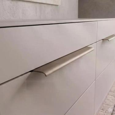 Imagem de Puxador kit 15 Drop 30cm Alumínio para Porta de Correr Armário Gaveta 