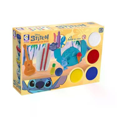 Imagem de Brincadeira do Stitch com Massinhas de Modelar Brinquedo Infantil Coti