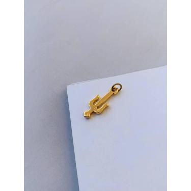 Imagem de Berloques Religiosos Semi Joia para pulseiras Exu Tridente - Dondocas.