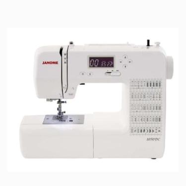 Imagem de Máquina de Costura Janome 1050DC Bivolt 50 Tipos de Pontos Perfeita Fá