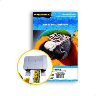 Imagem de Papel Fotográfico 180g Brilhante Glossy 50 Folhas - Masterprint