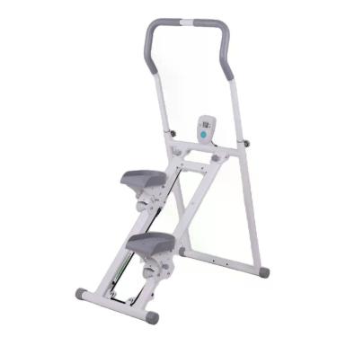 Imagem de Simulador de Escada Vertical Máquina Escalada 120kg Monitor Digital Branco Movra