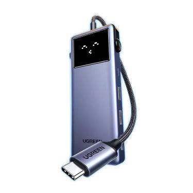 Imagem de Hub Ugreen Uno 7 em 1 USB-C HDMI 4K 60Hz, RJ45, USB 3.2, PD 100W, CM88