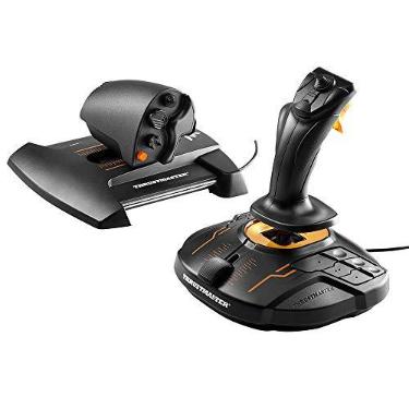 Imagem de Thrustmaster T16000M FCS Hotas - Sistema de controle de voo com joystick e acelerador, com tecnologia HEART HallEffect AccuRate para PC