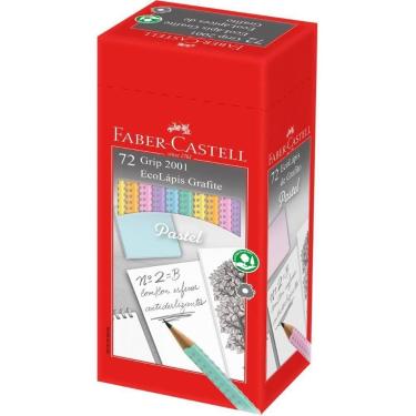 Imagem de Lapis Preto Triangular Ecolapis GRIP 2001 TONS Pastel - FABER-CASTELL