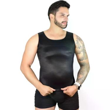 Imagem de Regata Masculina Modeladora Queima Gorduras Alta Compressão - Z54 - Fa