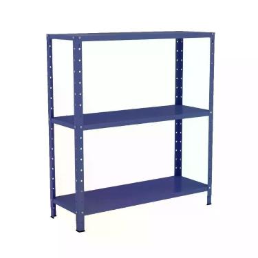 Imagem de Estante EAF007 sem Porta 3 Prateleiras Aço 80CM Azul Elite Aço